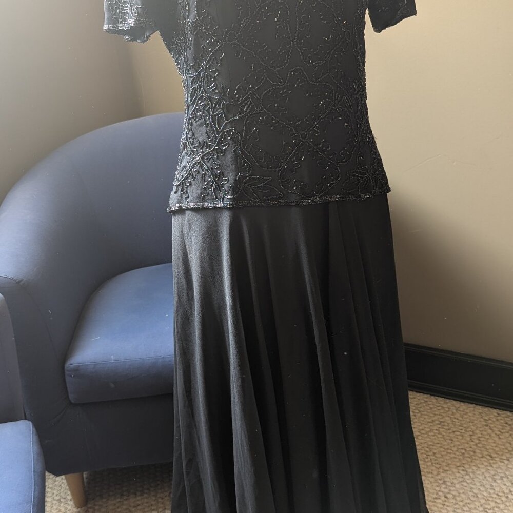 Lori M Collection Black Formal Gown